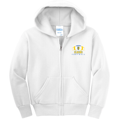 Youth Core Fleece Full-Zip Hooded Sweatshirt