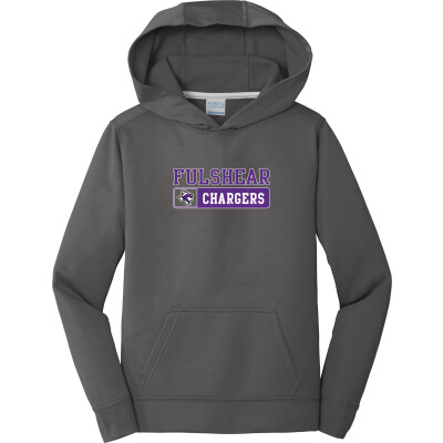Youth Performance Fleece Pullover Hooded Sweatshirt