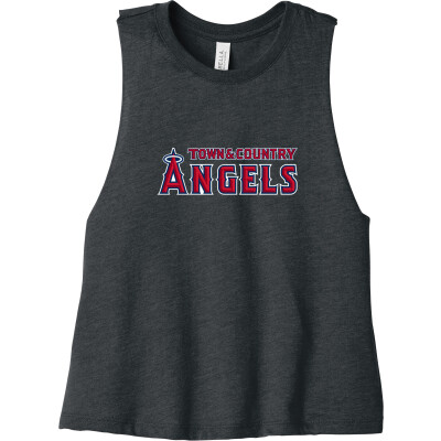 Bella+Canvas Women’s Racerback Cropped Tank