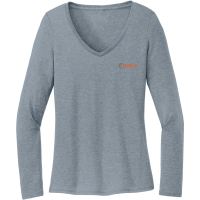 Women's Perfect Tri Long Sleeve V-Neck Tee