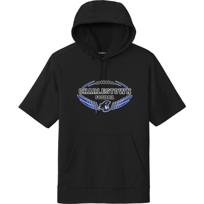 Performance Fleece Short Sleeve Hooded Pullover