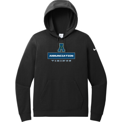 Nike Women's Club Fleece Sleeve Swoosh Pullover Hoodie
