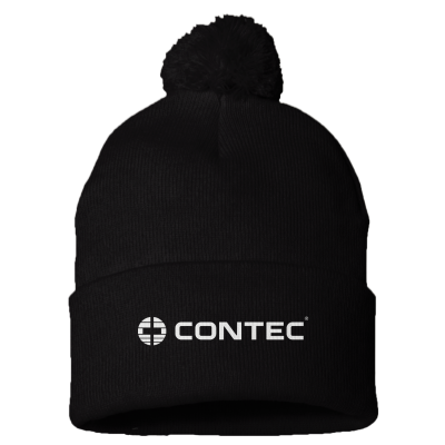 12" Pom-Pom Cuffed Beanie