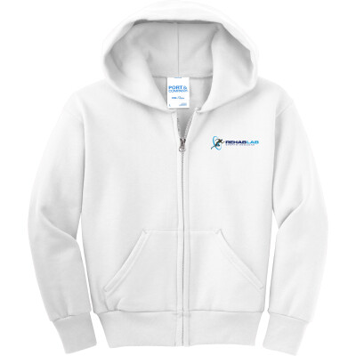 Youth Core Fleece Full-Zip Hooded Sweatshirt