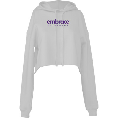 Ladies' Cropped Fleece Hoodie
