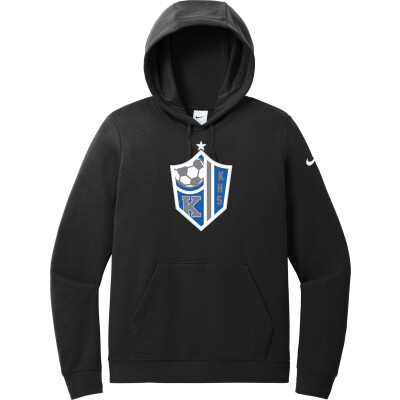 Nike Women's Club Fleece Sleeve Swoosh Pullover Hoodie