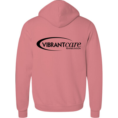 Sponge Fleece Full-Zip Hoodie - DIRECT TO GARMENT