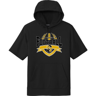 Performance Fleece Short Sleeve Hooded Pullover