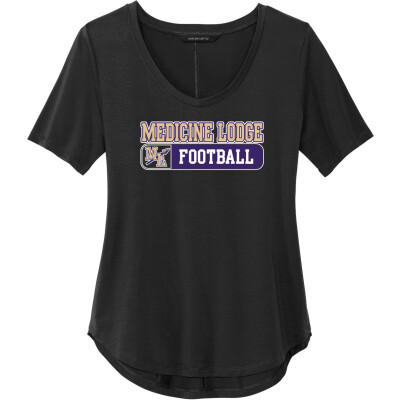 Women's Stretch Jersey Relaxed Scoop Tee