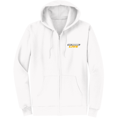 On Patrol: Live Unisex Fleece Full-Zip Hooded Sweatshirt