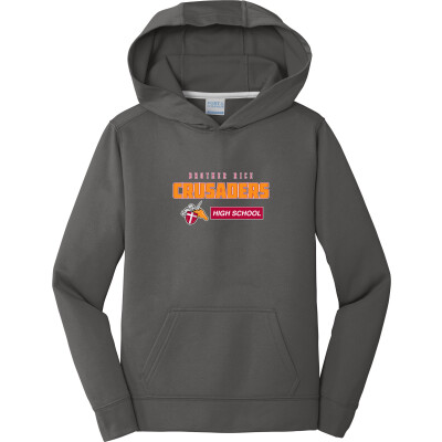 Youth Performance Fleece Pullover Hooded Sweatshirt