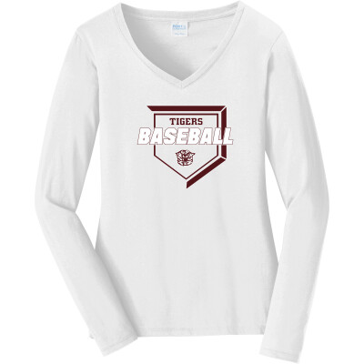 Women's Long Sleeve Fan Favorite V-Neck Tee