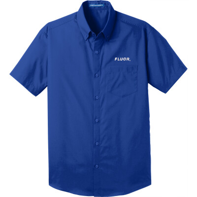 Short Sleeve Carefree Poplin Shirt