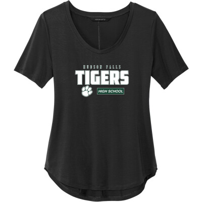 Women's Stretch Jersey Relaxed Scoop Tee