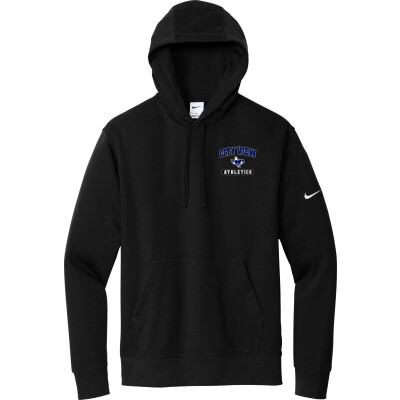 NIKE Club Fleece Sleeve Swoosh Pullover Hoodie