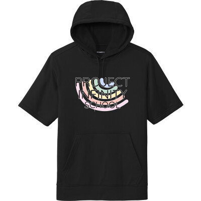 Performance Fleece Short-Sleeve Hooded Pullover