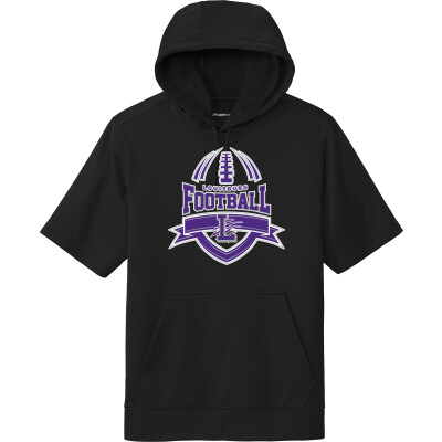 Performance Fleece Short Sleeve Hooded Pullover