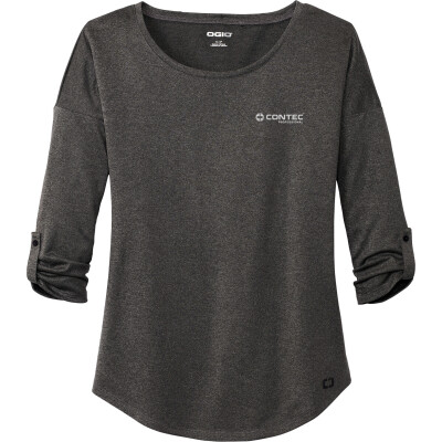 OGIO Women's Gravitate Scoop 3/4-Sleeve