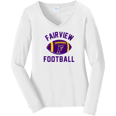 Women's Long Sleeve Fan Favorite V-Neck Tee