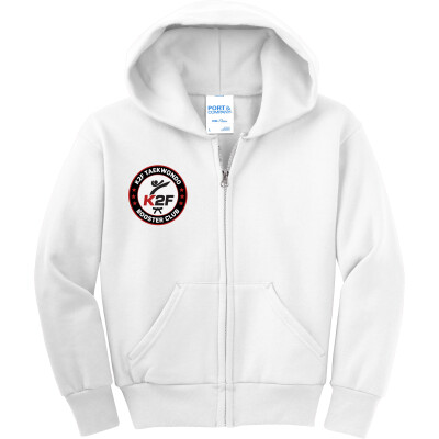 Youth Core Fleece Full-Zip Hooded Sweatshirt