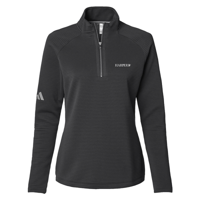ADIDAS Women's Spacer Quarter-Zip Pullover (EMB)