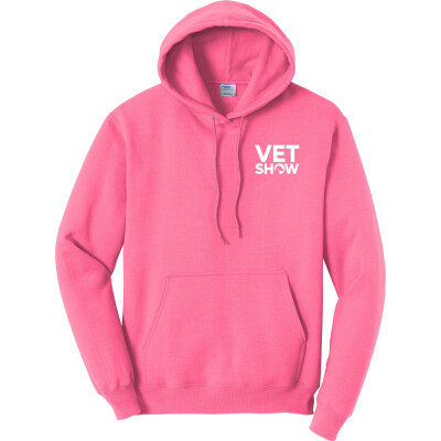 Core Fleece Pullover Hooded Sweatshirt - Vet Show (NEON PINK)