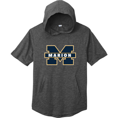 Tri-Blend Wicking Short Sleeve Hoodie