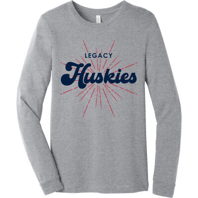 Unisex Heather CVC Long Sleeve Tee