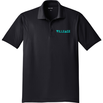 Villeage Men's Micropique Sport-Wick Polo