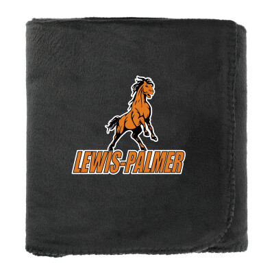 100% Recycled PET Fleece Blanket with RPET Pouch