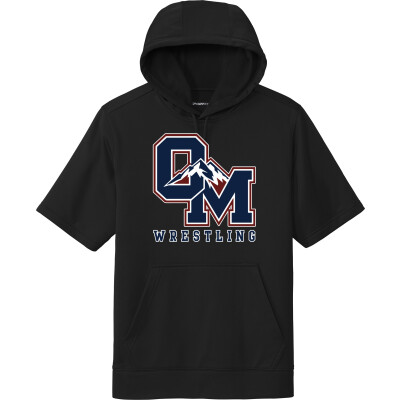 Performance Fleece Short-Sleeve Hooded Pullover