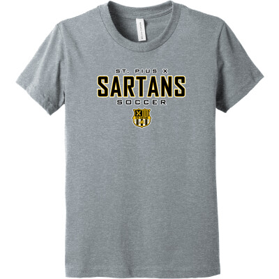 Bella+Canvas Youth Heather CVC Tee