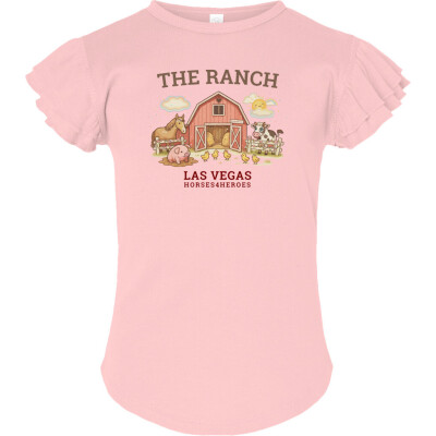 Toddler Flutter Sleeve Tee - 3339