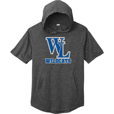 Tri-Blend Wicking Short Sleeve Hoodie