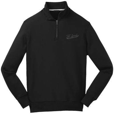 Top Speed Black Ice - Super Heavyweight 1/4-Zip Pullover Sweatshirt