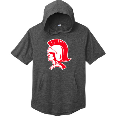 Tri-Blend Wicking Short Sleeve Hoodie