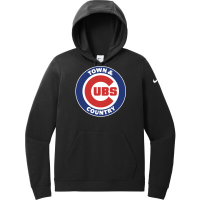 Nike Women's Club Fleece Sleeve Swoosh Pullover Hoodie