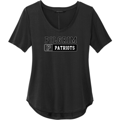 Women's Stretch Jersey Relaxed Scoop Tee