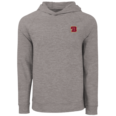Adapt Recycled Soft Knit Stretch Mens Heathered Hooded Pullover