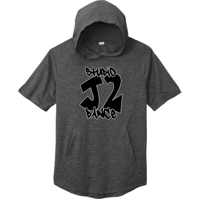 Tri-Blend Wicking Short Sleeve Hoodie