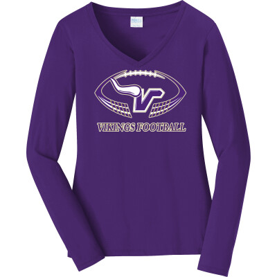 Women's Long Sleeve Fan Favorite V-Neck Tee