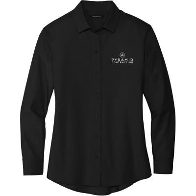 Mercer+Mettle Women’s Long Sleeve Stretch Woven Shirt (EMB)