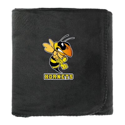 100% Recycled PET Fleece Blanket with RPET Pouch