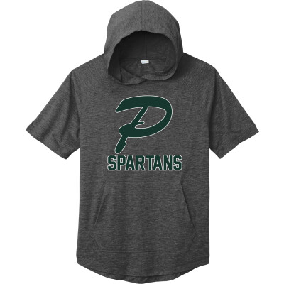 Tri-Blend Wicking Short Sleeve Hoodie