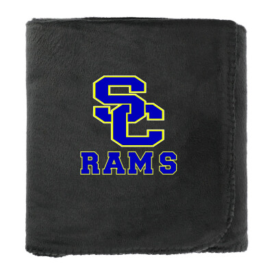 100% Recycled PET Fleece Blanket with RPET Pouch