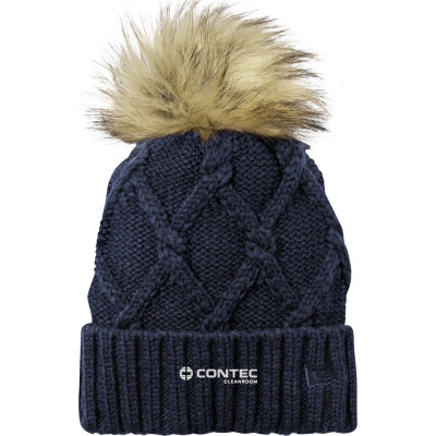 NEW ERA Faux Fur Pom Beanie
