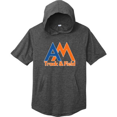 Tri-Blend Wicking Short Sleeve Hoodie