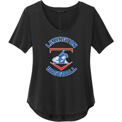 Women's Stretch Jersey Relaxed Scoop Tee