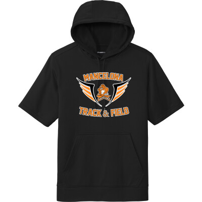 Performance Fleece Short Sleeve Hooded Pullover