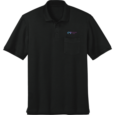 PORT AUTHORITY Wearever Signature Pique Pocket Polo - K200P - Printed